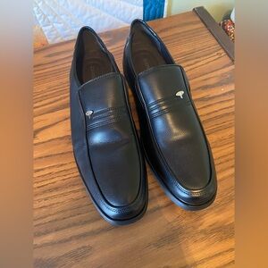 Black Leather Men's Loafers size 15